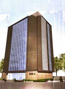 Elevation west-gate-e-block Elevation