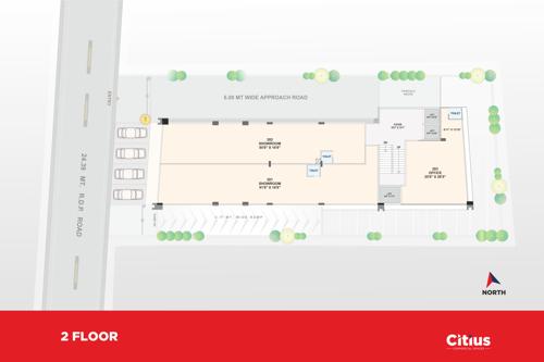  citius-commercial-spaces Citius Commercial Spaces Cluster Plan for 2nd Floor