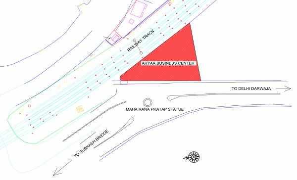  aryaa-business-center Location Plan