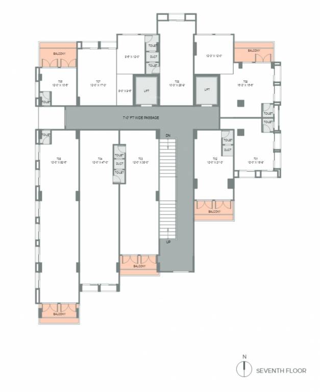  samasta arcade Samasta Arcade Cluster Plan for 7th Floor