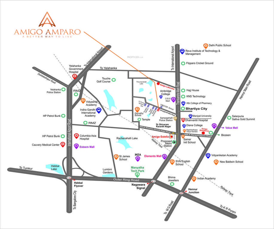  amparo Location Plan