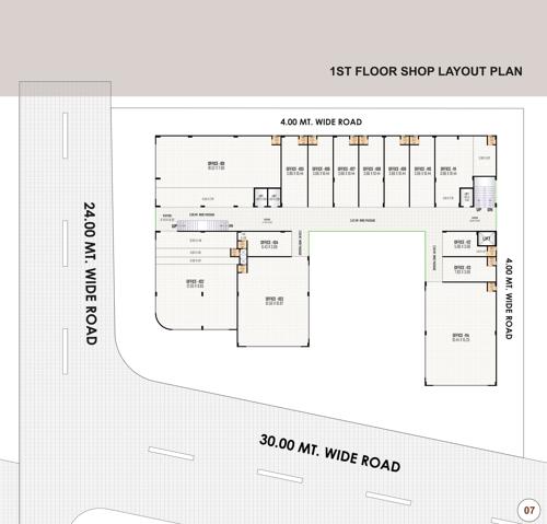  natraj-empire Natraj Empire Cluster Plan for 1st Floor