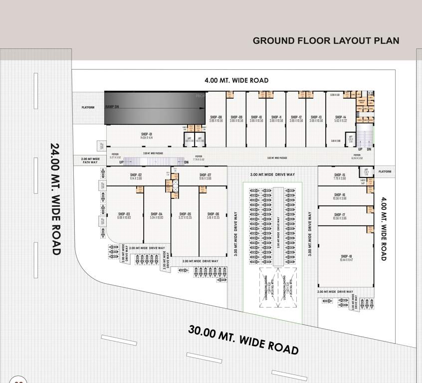  natraj empire Natraj Empire Cluster Plan for ground Floor