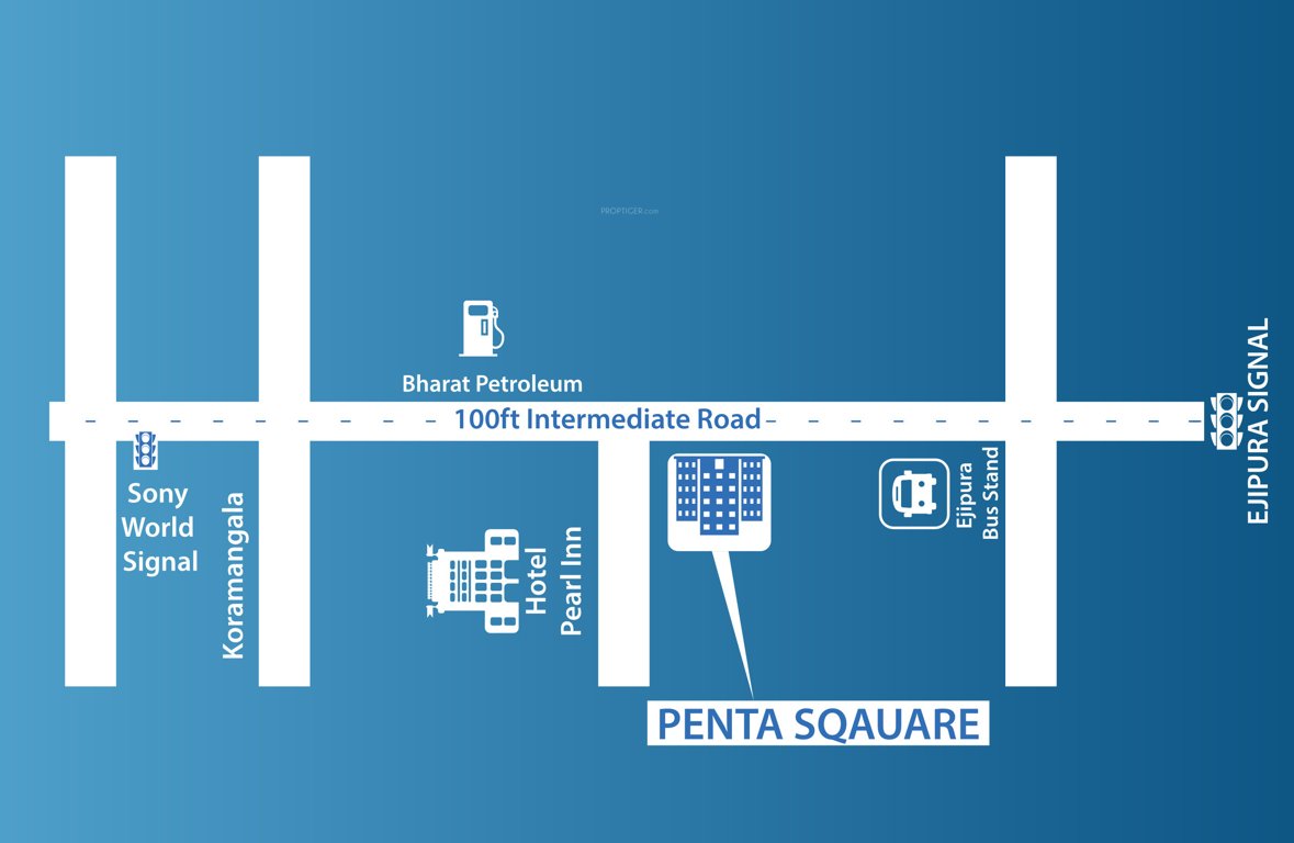  penta square Location Plan