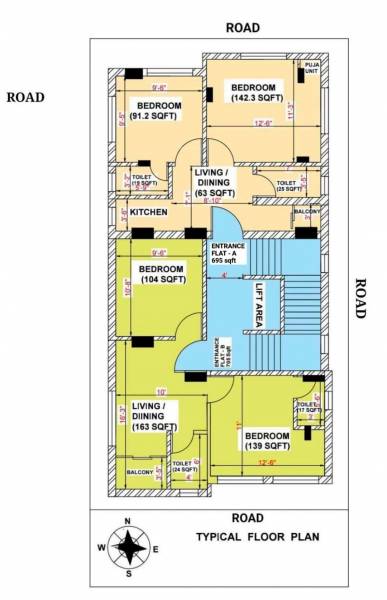  subh-labh-apartment Subh Labh Apartment Cluster Plan