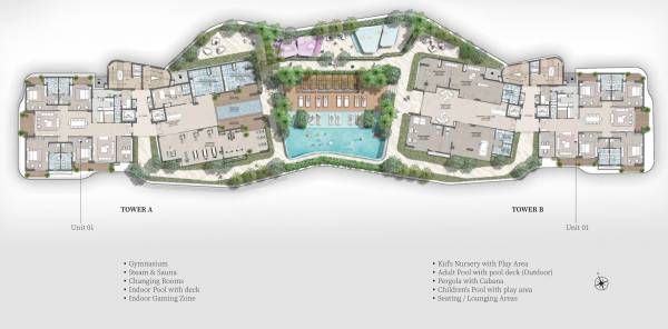  one-world-pinnacle Layout Plan
