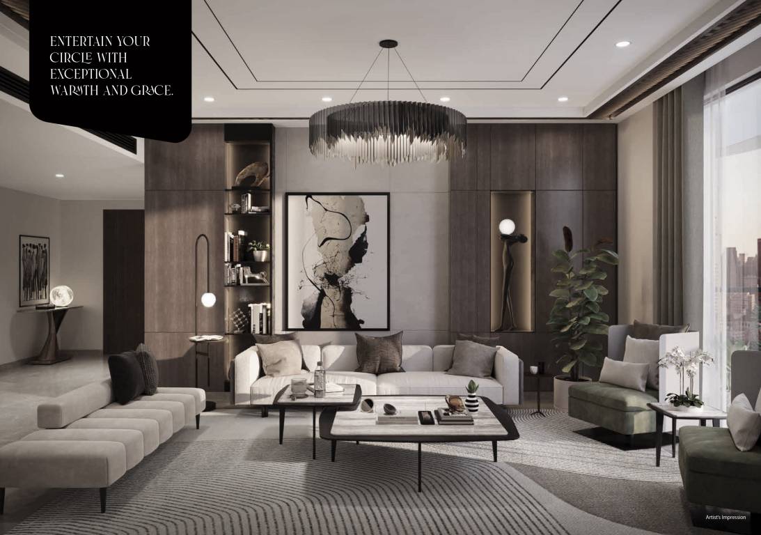  one world pinnacle Living Area