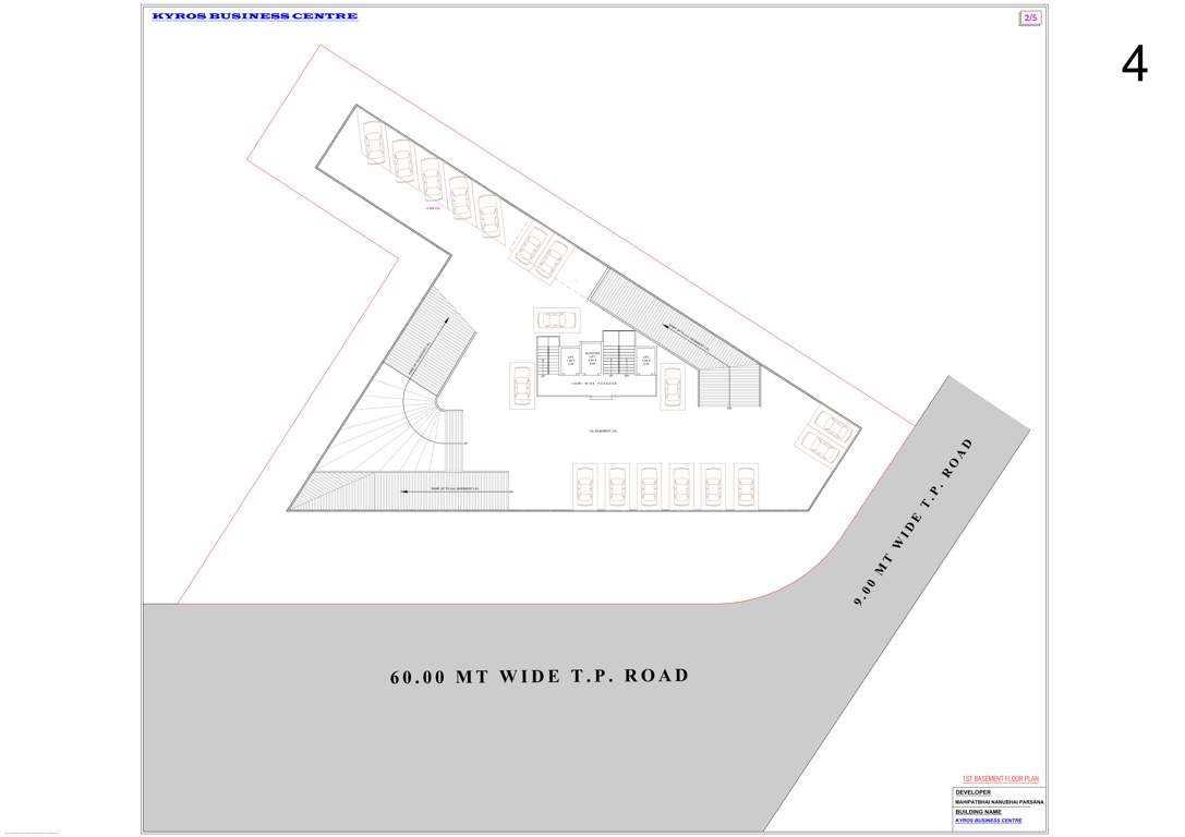  kyros business centre Kyros Business Centre Cluster Plan for 1st Basement