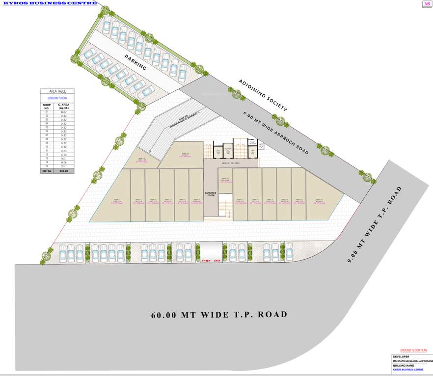  kyros business centre Kyros Business Centre Cluster Plan for ground Floor