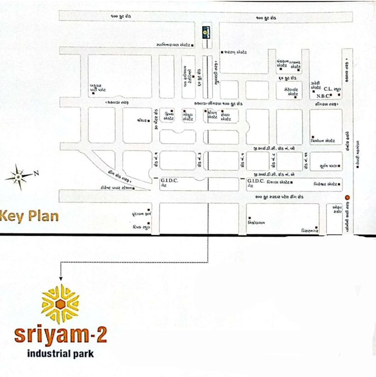  shriyam 2 industrial park Location Plan