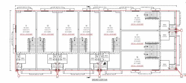  estate Block B Cluster Plan for ground Floor