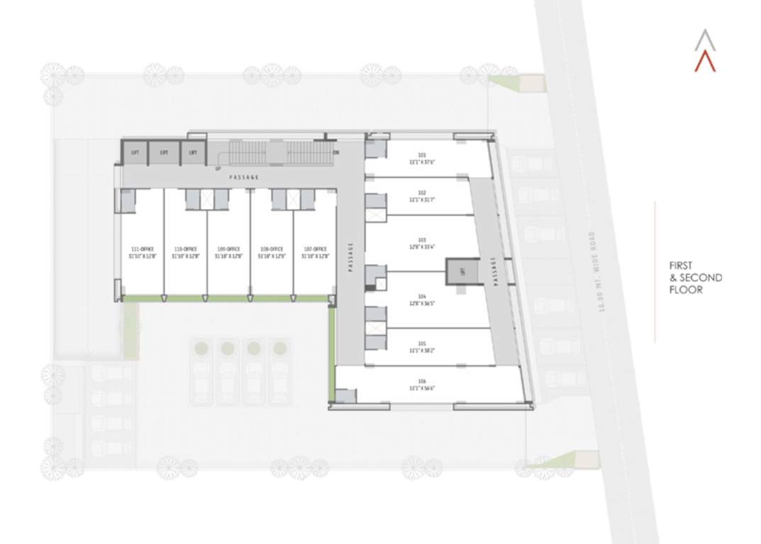  bizpark Bizpark Cluster Plan from 1st to 2nd Floor