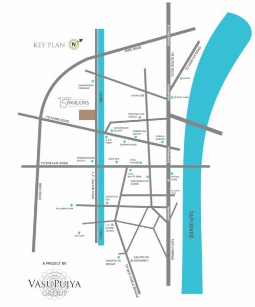 Location Plan vasupujya-15-pavilions Location Plan