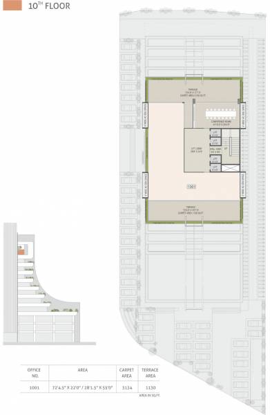 Commercial Cluster Plan For 10th Floor allure Commercial Cluster Plan For 10th Floor