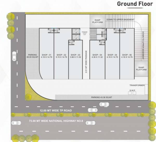 Tower A Cluster PlanFor Ground Floor bliss-empire Tower A Cluster PlanFor Ground Floor