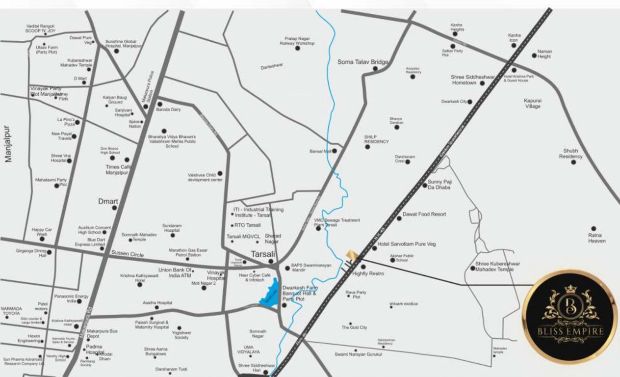 bliss empire Location Plan