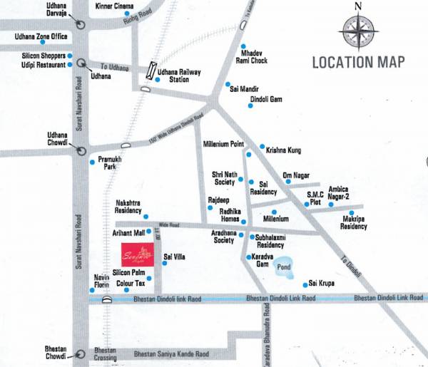 Location Plan vaniraj-seven-heights Location Plan