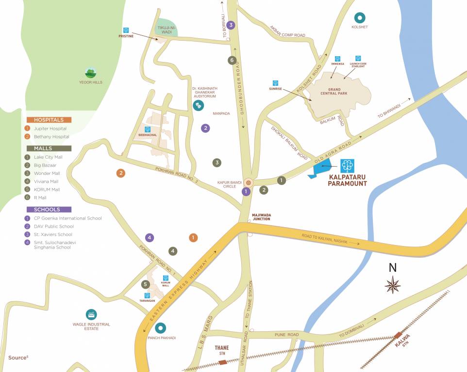  paramount f Location Plan