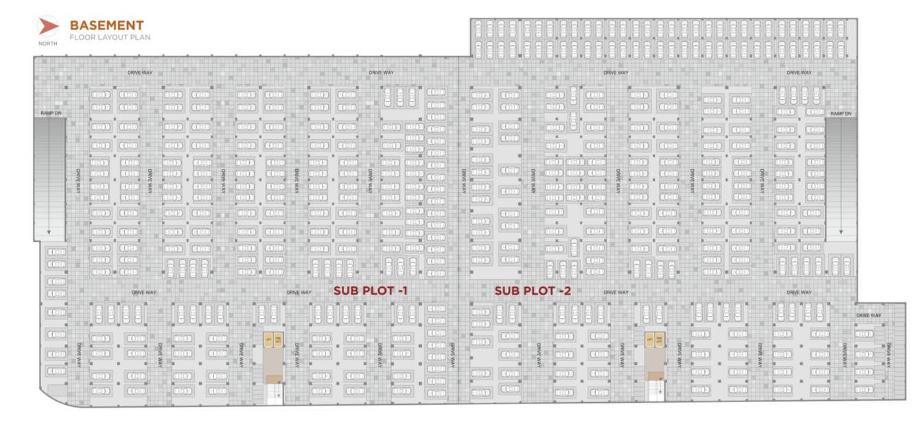 mahatma gandhi fruit market A1 To Basement Cluster Plan