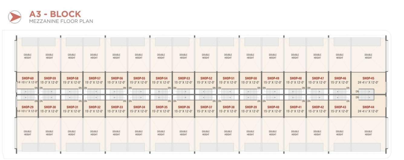 mahatma gandhi fruit market A3 Mezzanine Cluster Plan