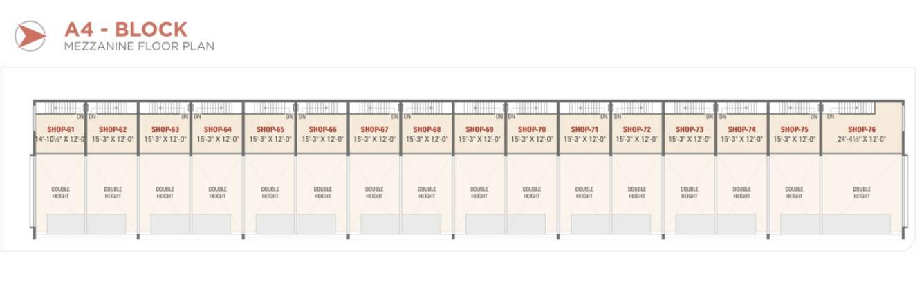 mahatma gandhi fruit market A4 Mezzanine Cluster Plan