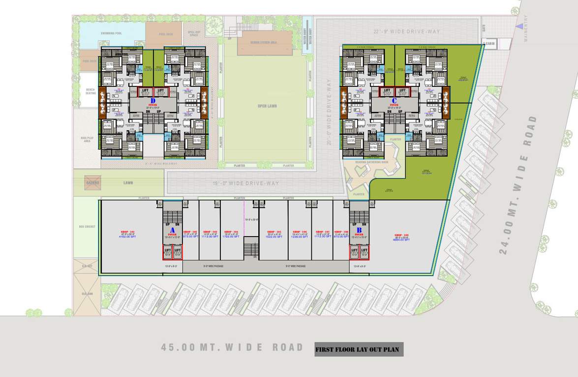  aastha avirat Block A Cluster Plan