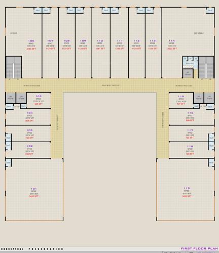 the-allen-town The Allen Town Cluster Plan For 1st Floor