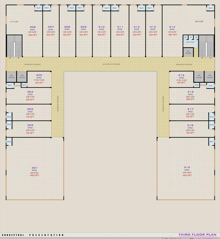  the allen town The Allen Town Cluster Plan For 3rd Floor