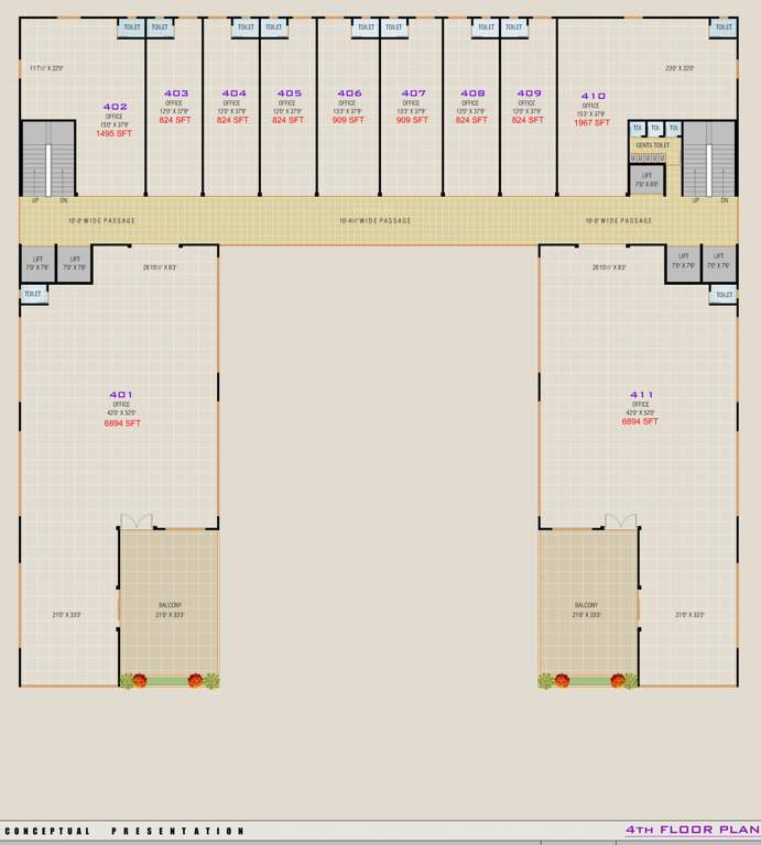  the allen town The Allen Town Cluster Plan For 4th Floor
