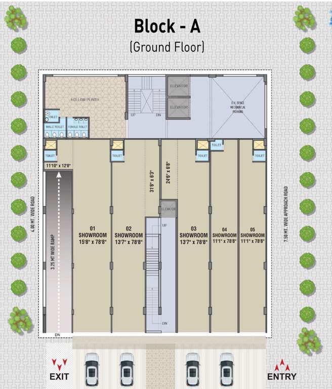  pratham Block  A Ground Cluster Plan
