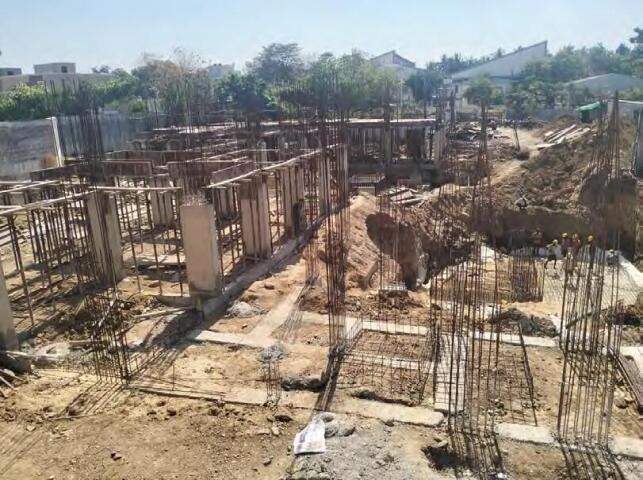 udyana at tvs emerald aaranya Construction Status March 24