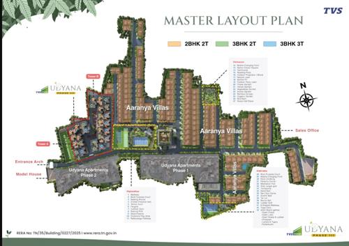 udyana-at-tvs-emerald-aaranya Master Plan