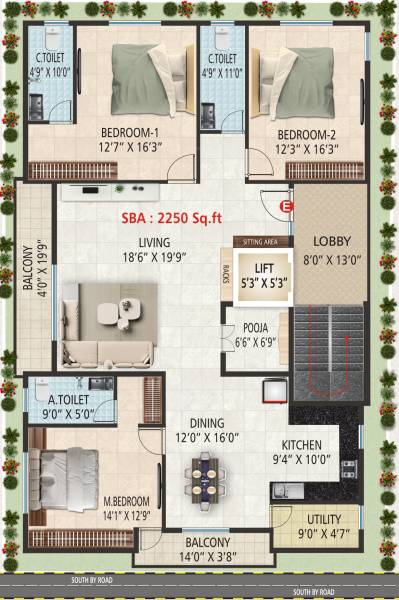  gr-temple-nest GR Temple Nest Cluster Plan For Typical Floor Plan
