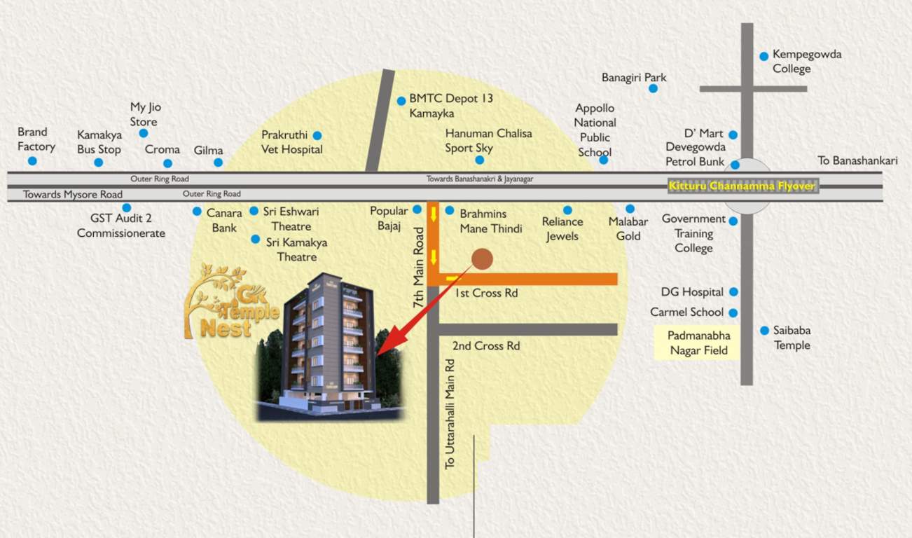  gr temple nest Location Plan