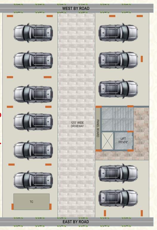  s r hills S R Hills Cluster Plan for ground Floor
