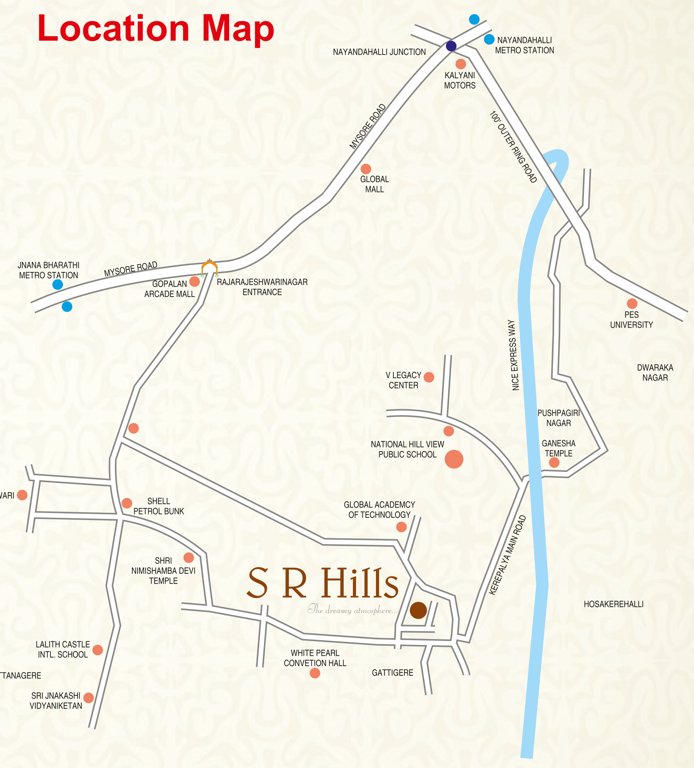 s r hills Location Plan