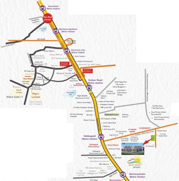  sun view homes Location Plan