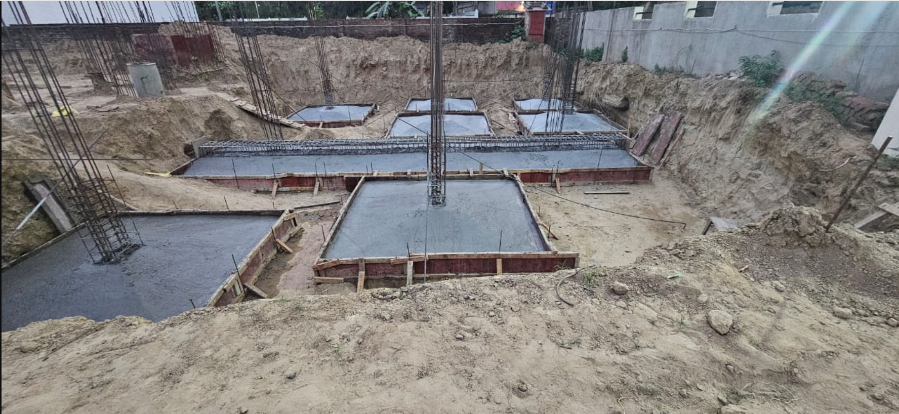  adya sarovar Construction Status Aug 25