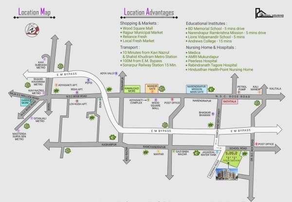  adya-sarovar Location Plan