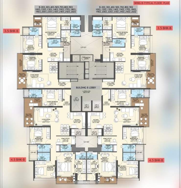 goel ganga platinum b building b Goel Ganga Platinum B Cluster Plan