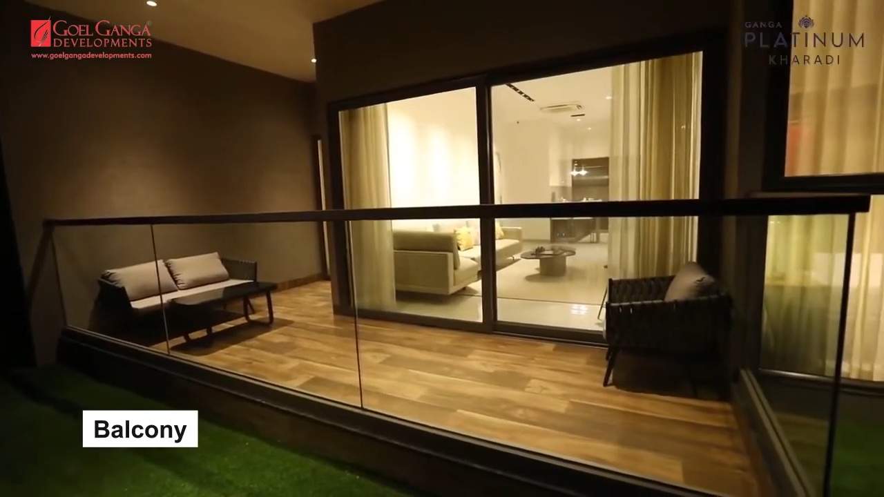  goel ganga platinum b building b Balcony