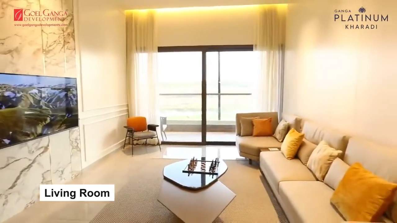  goel ganga platinum b building b Living Area