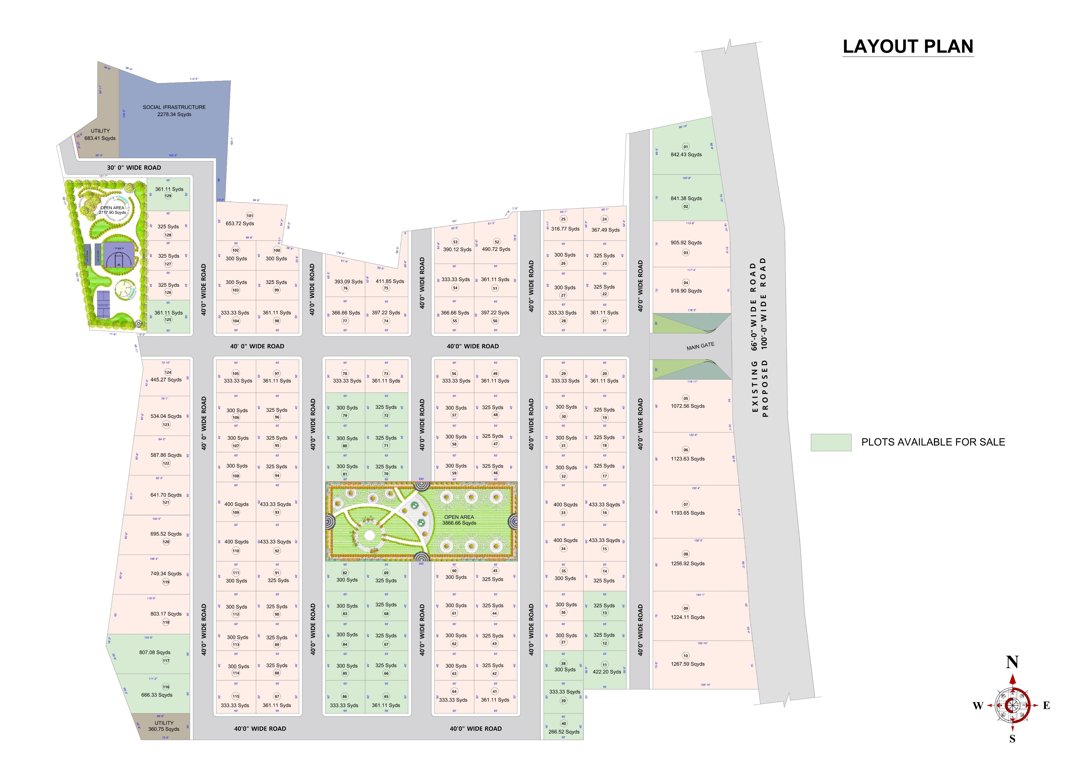  gardenia Layout Plan