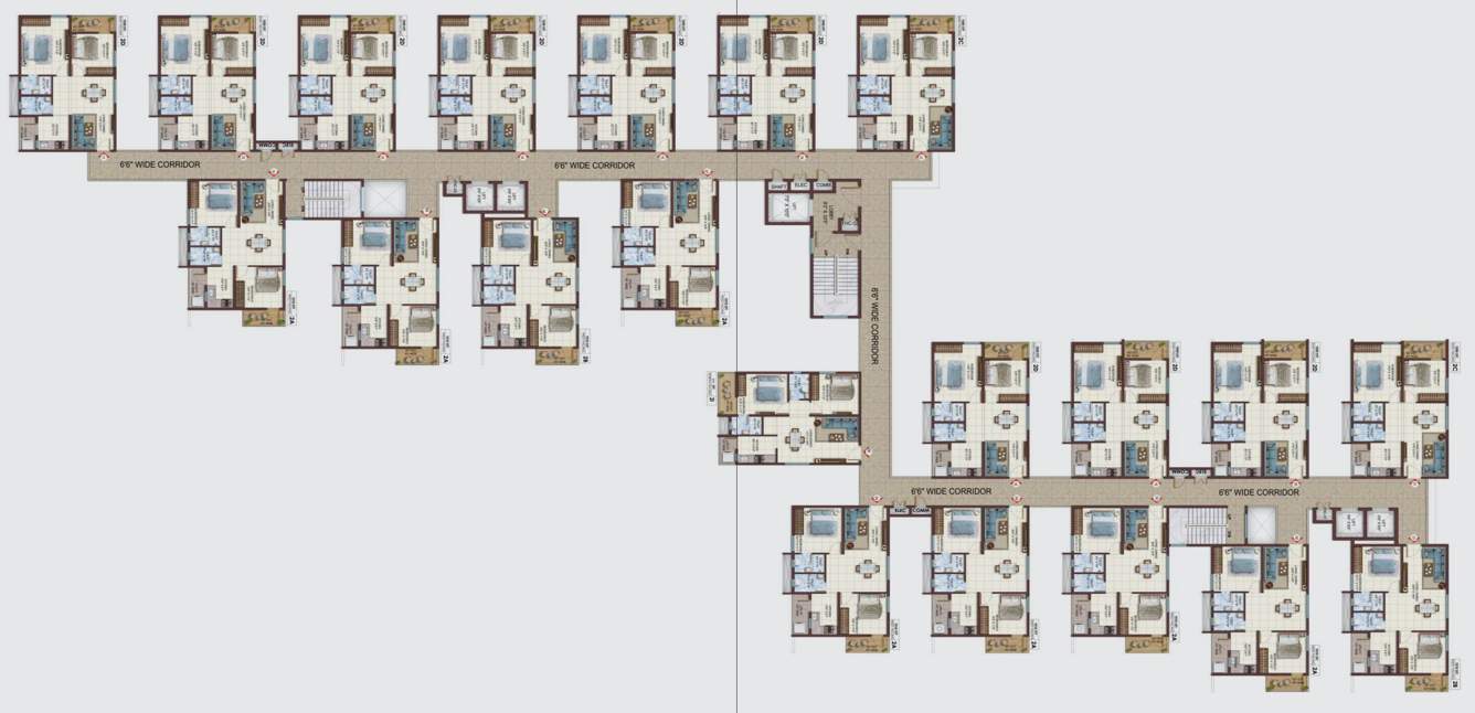  nextown Tower 4 Cluster Plan For Typical Floor Plan