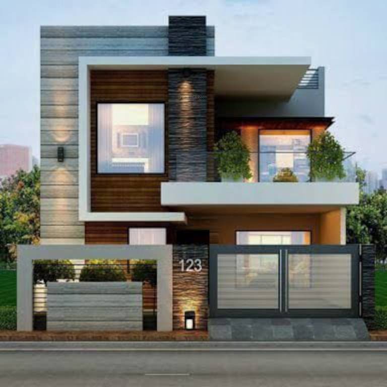  santhi colony villa Elevation