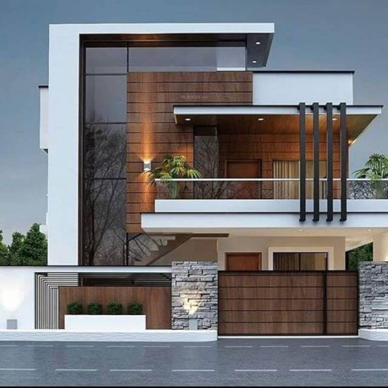  santhi colony villa Elevation