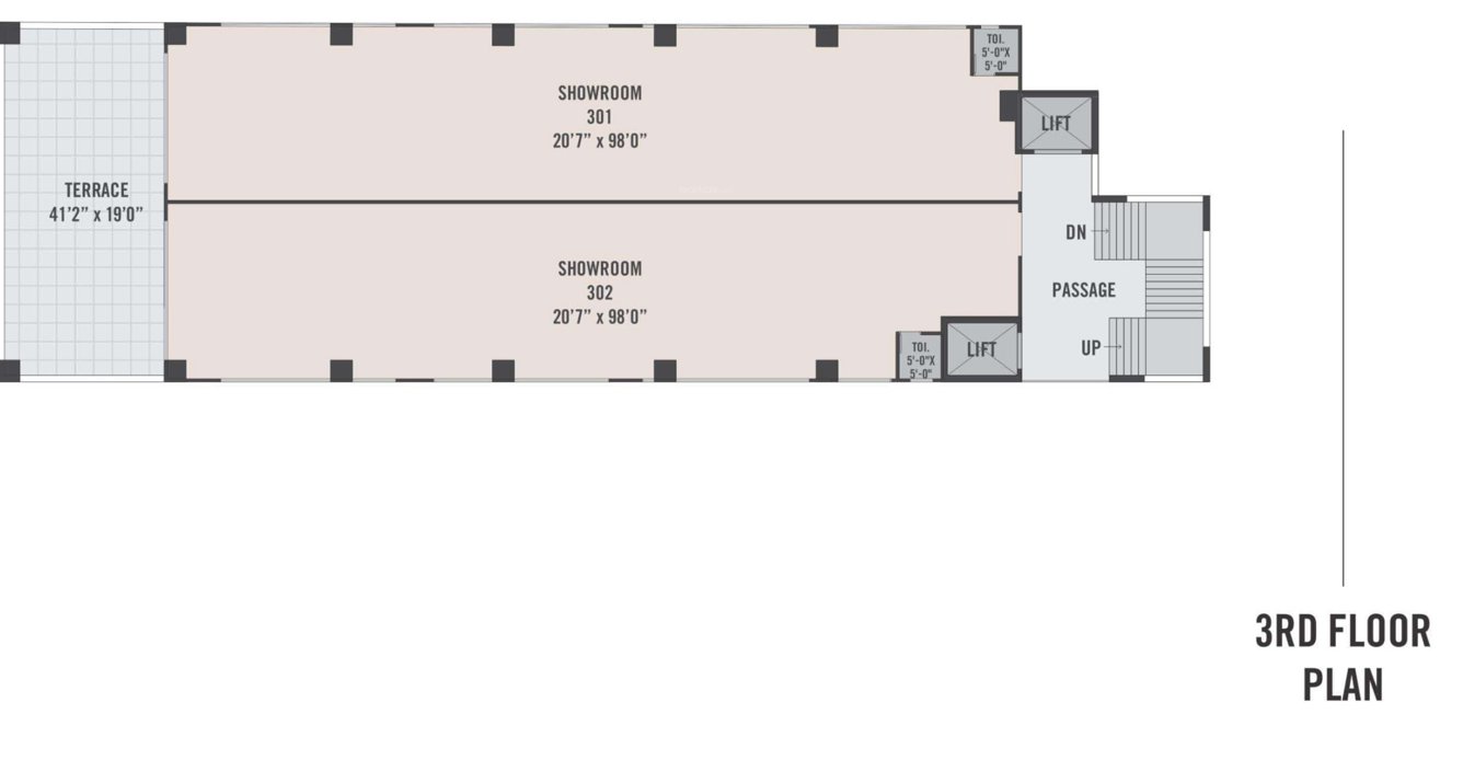  happy heights One Cluster Plan For 3rd Floor