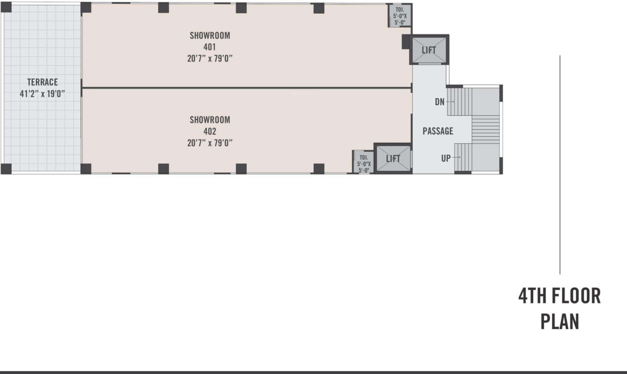  happy heights One Cluster Plan For 4th Floor