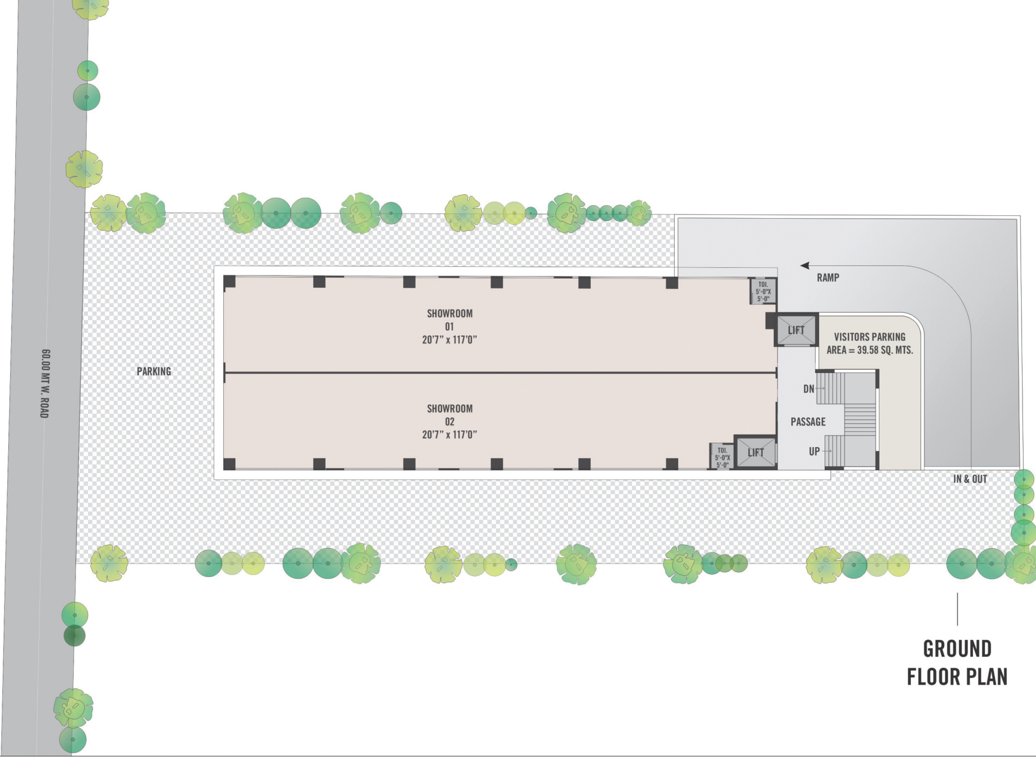  happy heights One Cluster Plan For Ground Floor