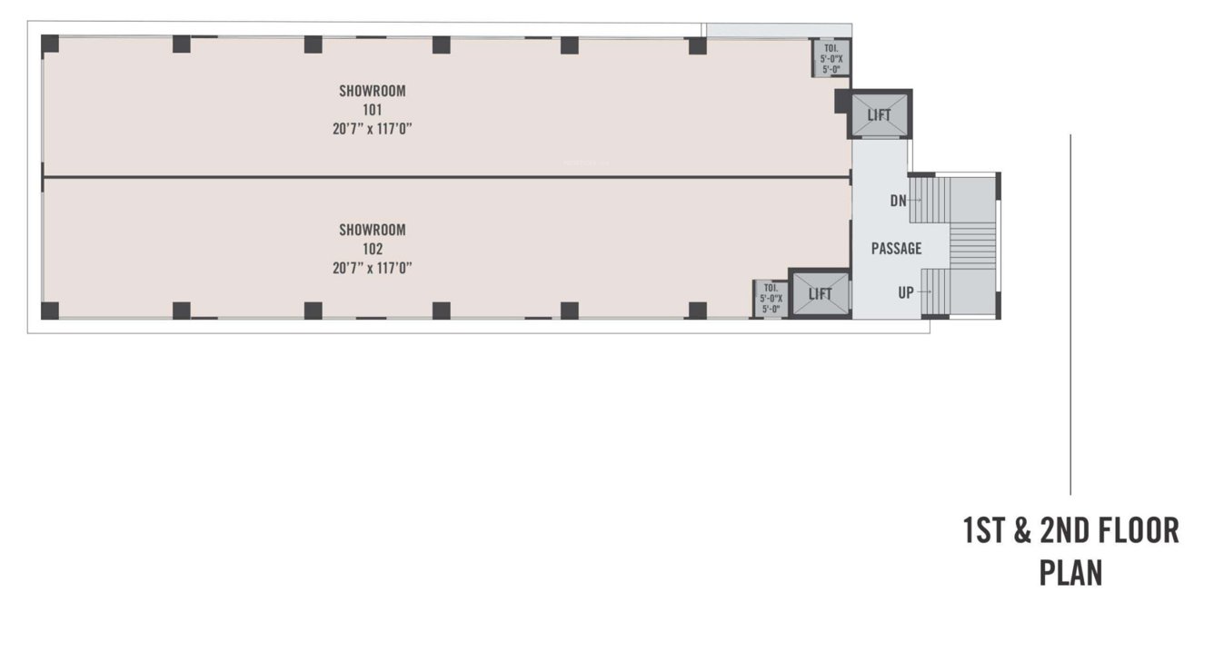  happy heights One Cluster Plan From 1st To 2nd Floor